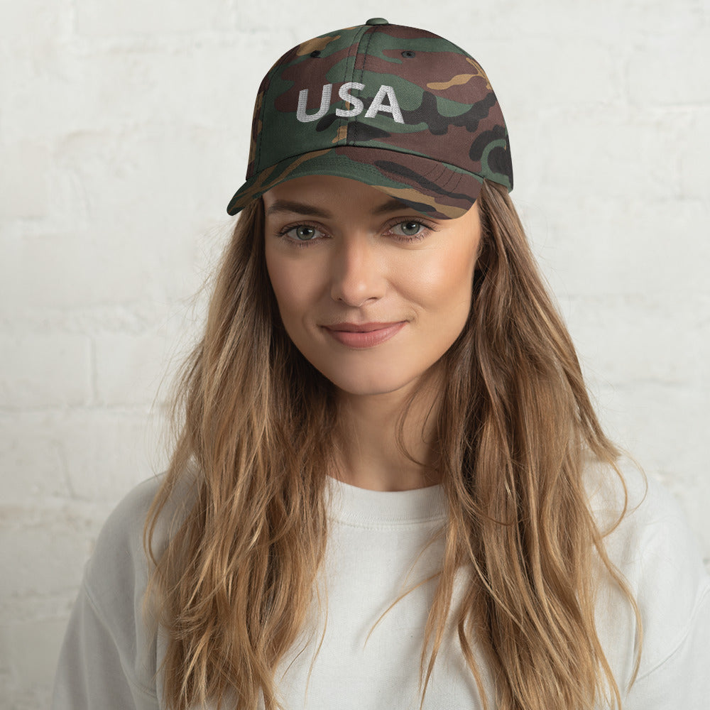 USA Camouflage Hat