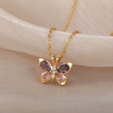Cute Butterfly Necklace For Women