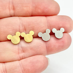 Mini Cartoon Mouse Earrings