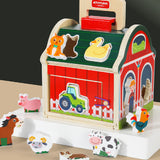 Wooden Farm Matching Early Education Toy