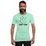 Cat Dad T-shirt For Men